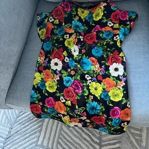 Alice + Olivia Multicolor Floral Kids Blouse